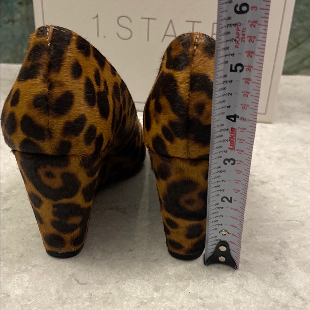 1. State Leopard Print Women's Shoes, Size 7M, worn once! - Picture 4 of 10